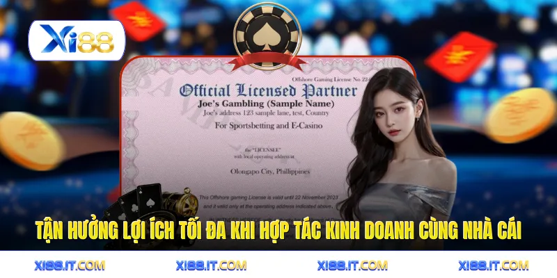 Tận hưởng lợi ích tối đa khi hợp tác kinh doanh cùng nhà cái